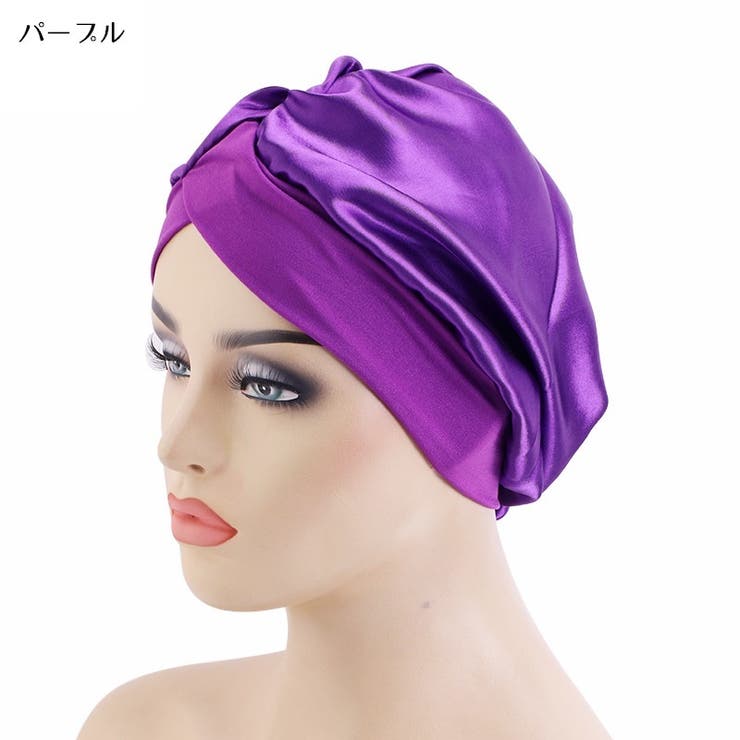 ナイトキャップ ターバンキャップ ヘッドラップ | PlusNao | 詳細画像3 