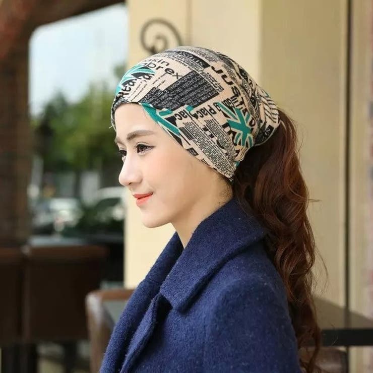 ターバンキャップ ネックウォーマー ヘアバンド | PlusNao | 詳細画像7 