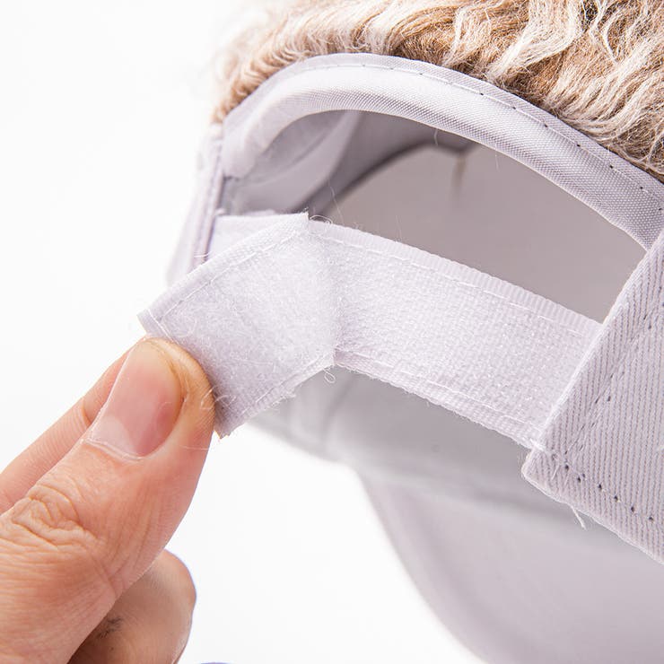 ウィッグ付きサンバイザー 一体型 自然 | PlusNao | 詳細画像12 