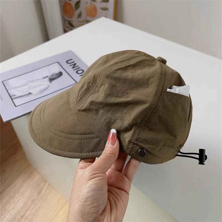 キャップ 帽子 マスク用フック付き | PlusNao | 詳細画像11 