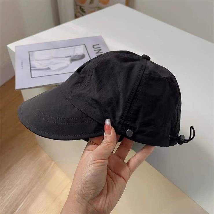 キャップ 帽子 マスク用フック付き | PlusNao | 詳細画像12 