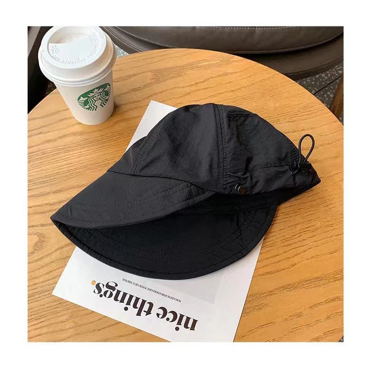 キャップ 帽子 マスク用フック付き | PlusNao | 詳細画像13 