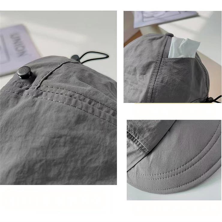 キャップ 帽子 マスク用フック付き | PlusNao | 詳細画像17 