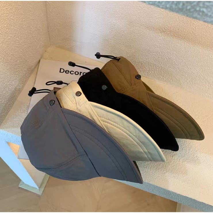 キャップ 帽子 マスク用フック付き | PlusNao | 詳細画像4 