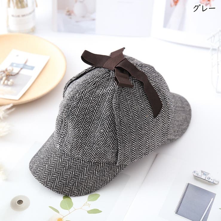 キャップ 鹿撃ち帽 ディアストーカーハット | PlusNao | 詳細画像8 