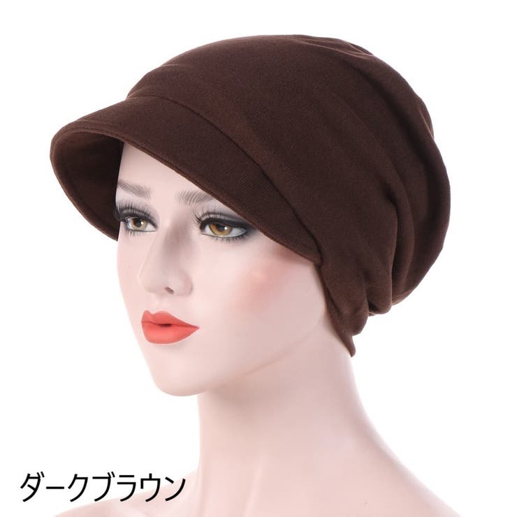 キャスケット帽 つば付き ターバンキャップ風 | PlusNao | 詳細画像13 