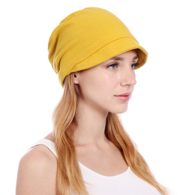 キャスケット帽 つば付き ターバンキャップ風 | PlusNao | 詳細画像2 