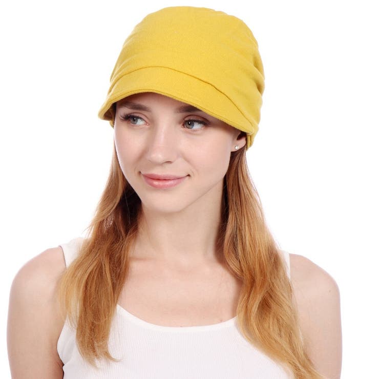 キャスケット帽 つば付き ターバンキャップ風 | PlusNao | 詳細画像3 