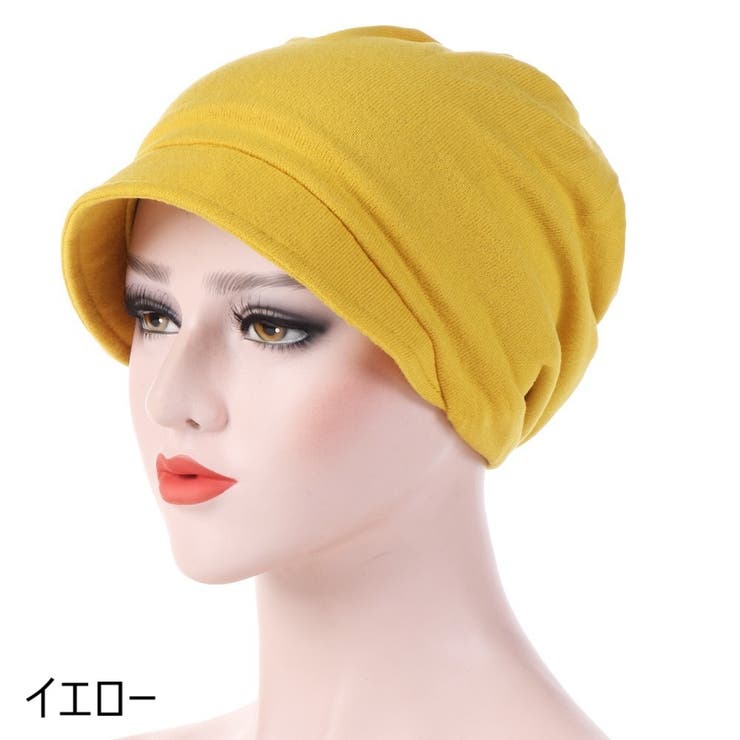 キャスケット帽 つば付き ターバンキャップ風 | PlusNao | 詳細画像8 