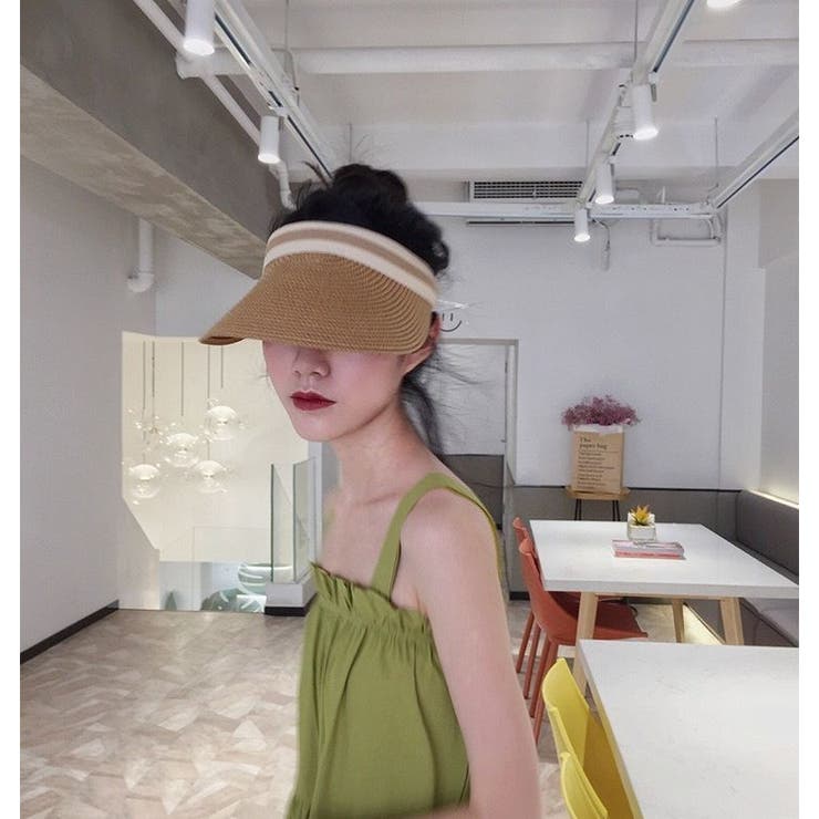 サンバイザー 麦わら帽子 レディース | PlusNao | 詳細画像2 