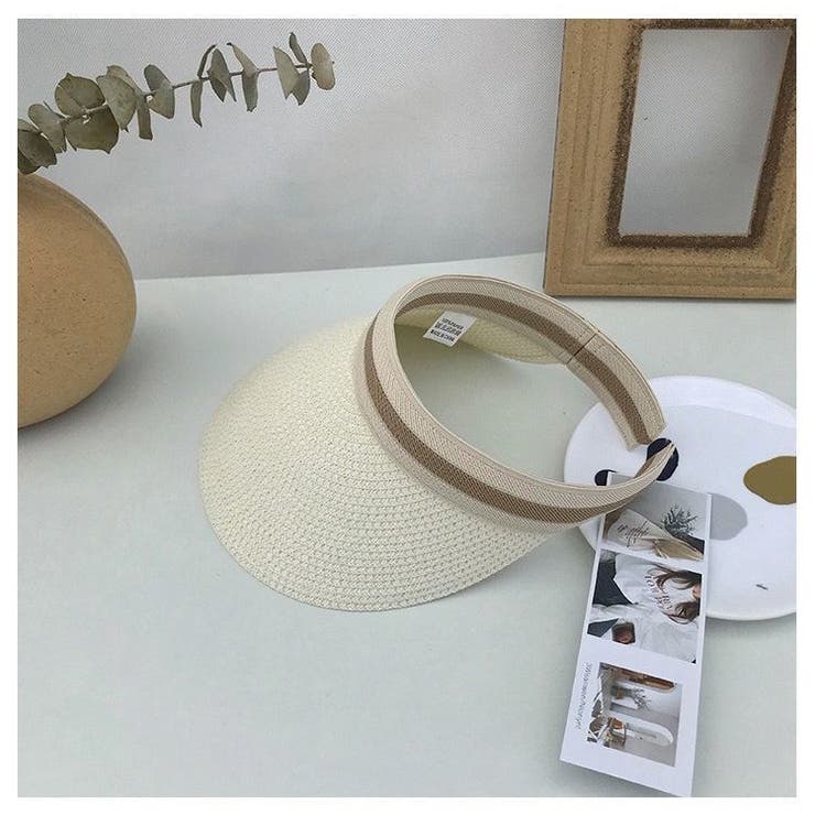 サンバイザー 麦わら帽子 レディース | PlusNao | 詳細画像8 