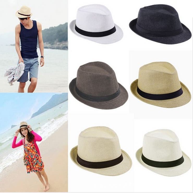 ペーパーハット 中折れ帽風 麦わら帽子風 | PlusNao | 詳細画像2 
