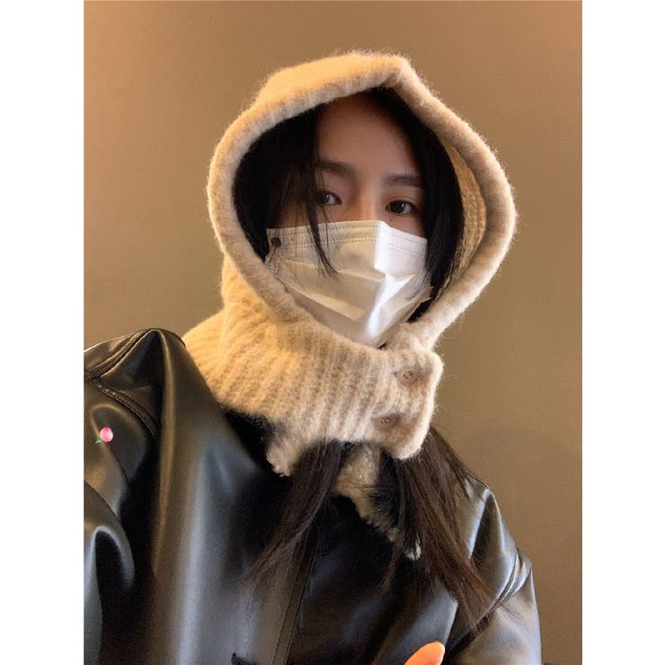 ☆未使用☆ PALOMA WOOL バラクラバ ブラウン系 ネックウォーマー ☆未