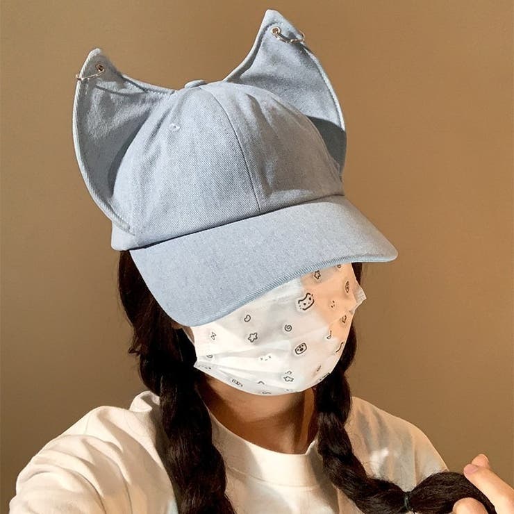 ベースボールキャップ レディース キツネ耳 | PlusNao | 詳細画像4 