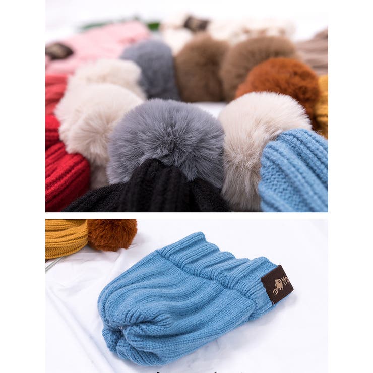 ニット帽 帽子 マフラー | PlusNao | 詳細画像9 