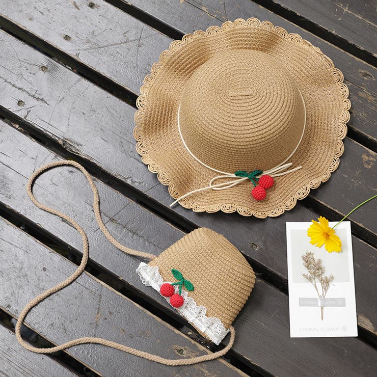 麦わら帽子 ストローハット ポシェット | PlusNao | 詳細画像4 