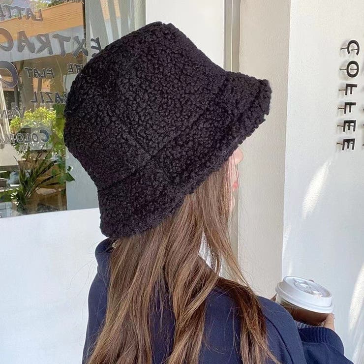 バケットハット ボア 帽子 | PlusNao | 詳細画像2 