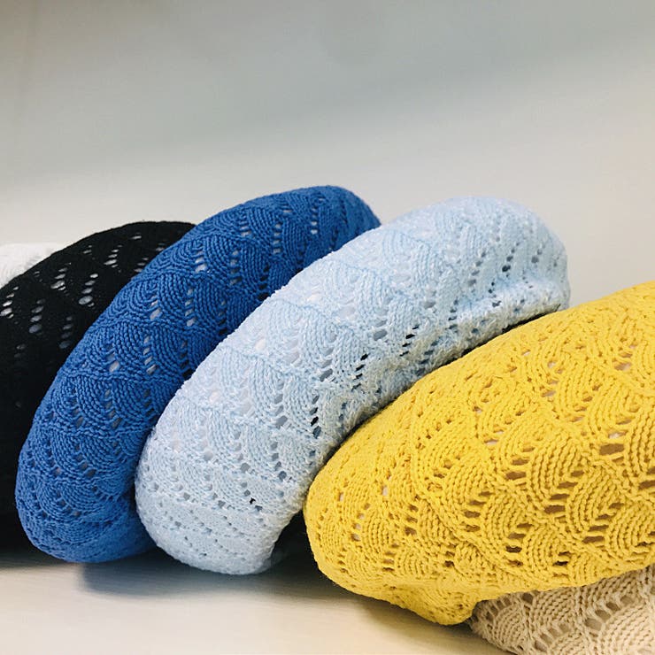 ベレー帽 かぎ針編みニット レディース[品番：FQ000142148]｜PlusNao