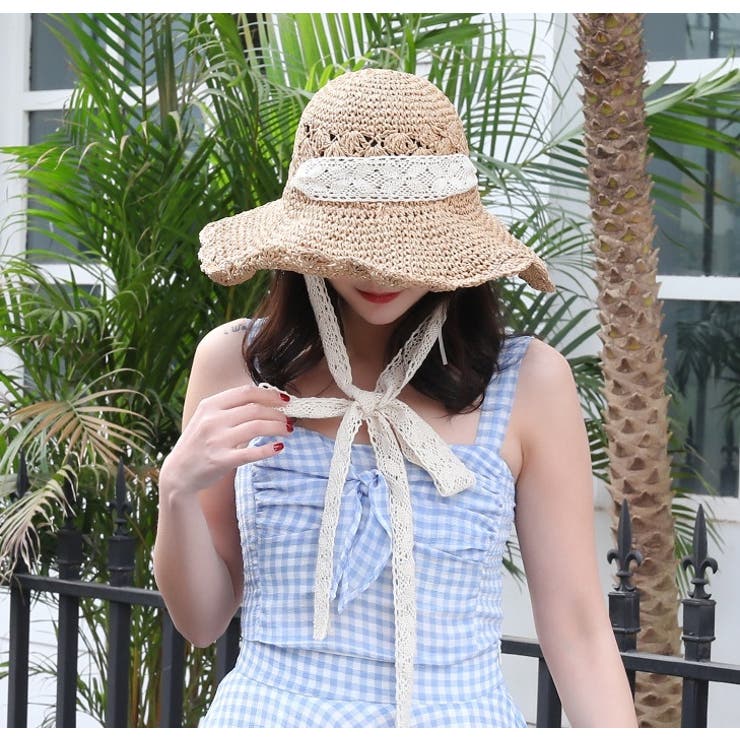麦わら帽子 ストローハット 帽子 | PlusNao | 詳細画像4 