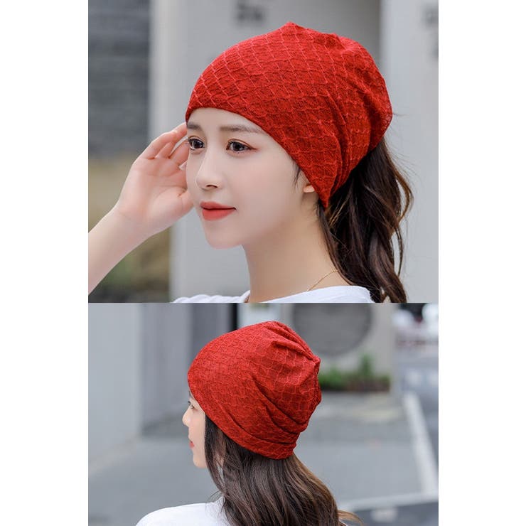 ターバンキャップ ネックウォーマー ヘアバンド | PlusNao | 詳細画像16 