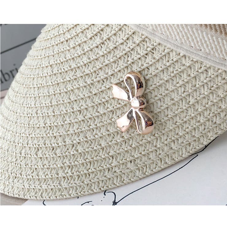 サンバイザー レディース 麦わら | PlusNao | 詳細画像12 