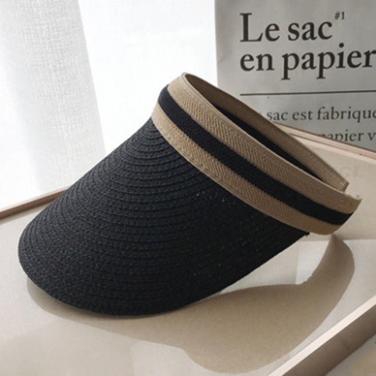 サンバイザー レディース 麦わら | PlusNao | 詳細画像15 