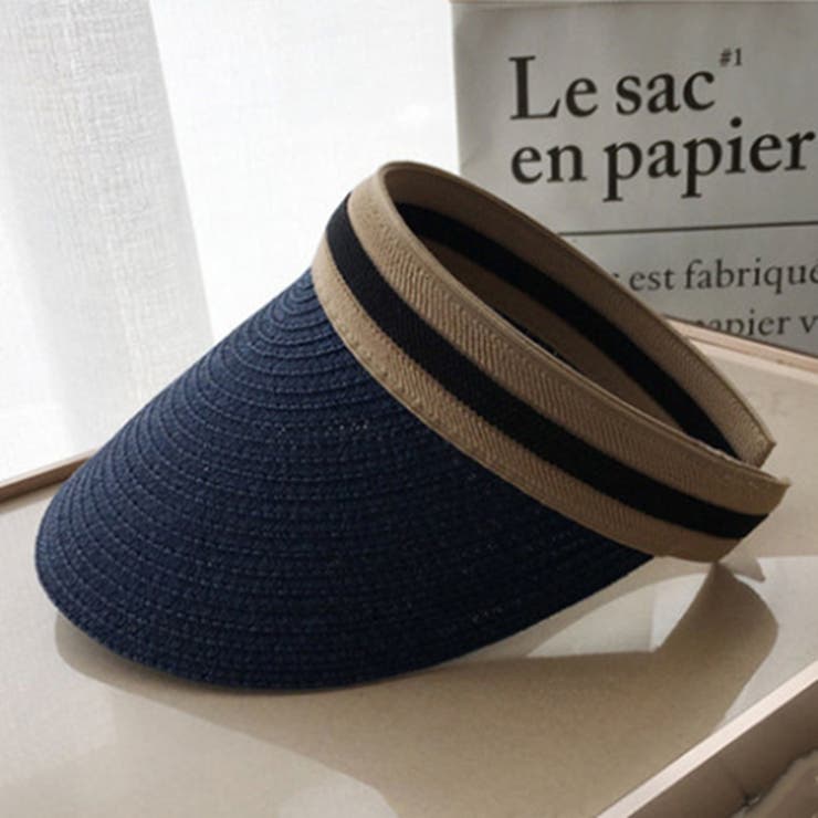 サンバイザー レディース 麦わら | PlusNao | 詳細画像17 