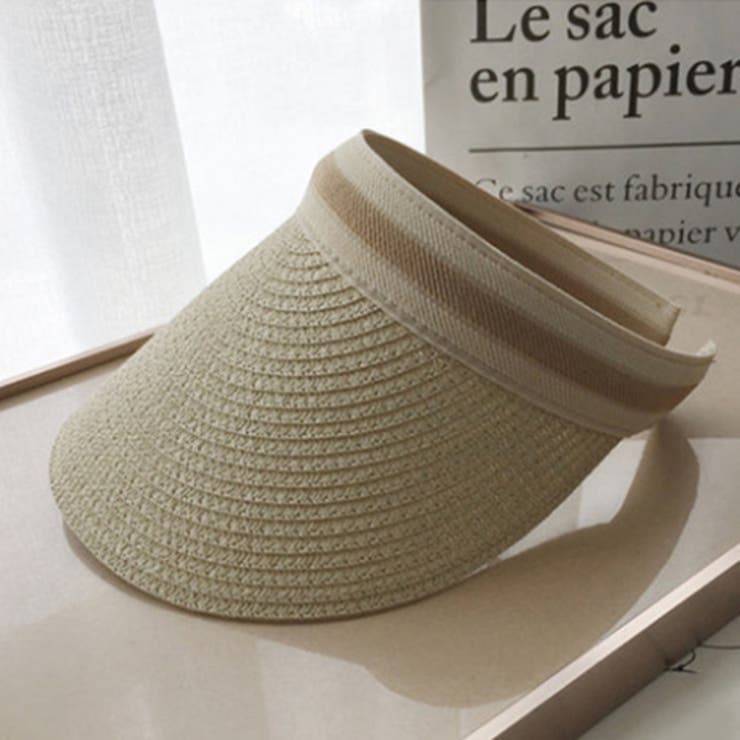 サンバイザー レディース 麦わら | PlusNao | 詳細画像18 