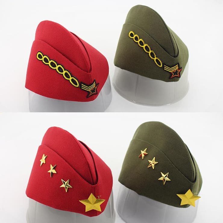 軍帽 帽子 ハット[品番：FQ000128348]｜PlusNao（プラスナオ）の