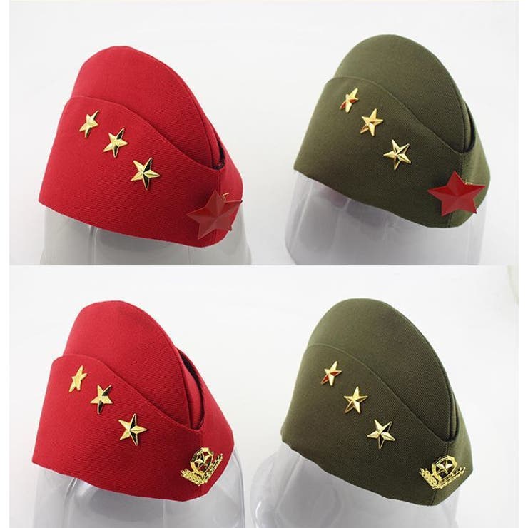 軍帽 帽子 ハット[品番：FQ000128348]｜PlusNao（プラスナオ