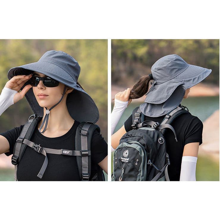 サファリハット 帽子 ネックカバー付き | PlusNao | 詳細画像11 