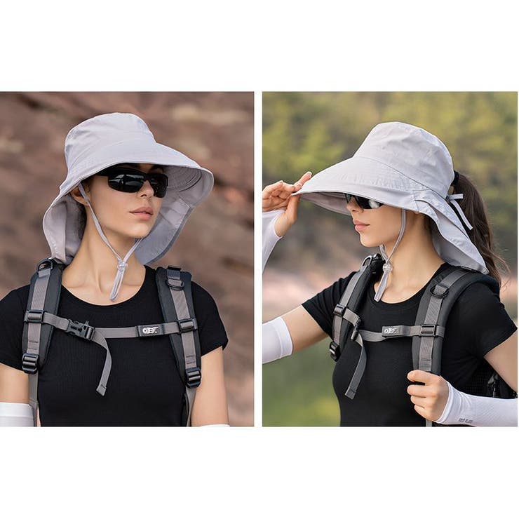 サファリハット 帽子 ネックカバー付き | PlusNao | 詳細画像14 