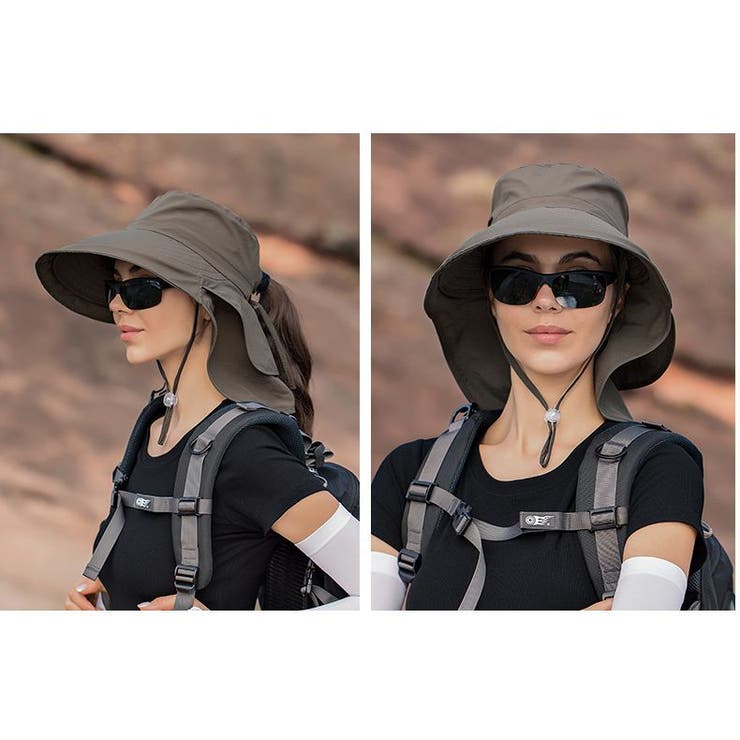 サファリハット 帽子 ネックカバー付き | PlusNao | 詳細画像15 