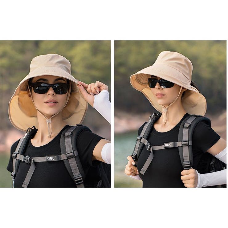 サファリハット 帽子 ネックカバー付き | PlusNao | 詳細画像16 