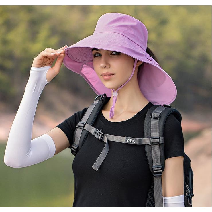 サファリハット 帽子 ネックカバー付き | PlusNao | 詳細画像6 