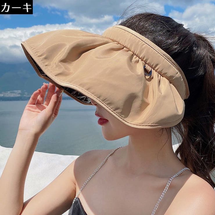 サンバイザー レディース つば広ハット | PlusNao | 詳細画像14 