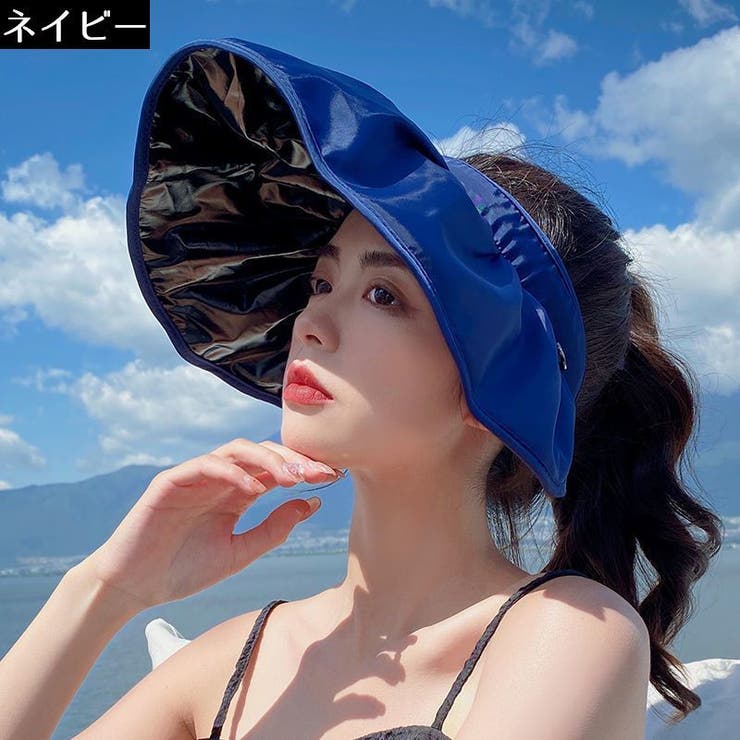 サンバイザー レディース つば広ハット | PlusNao | 詳細画像17 