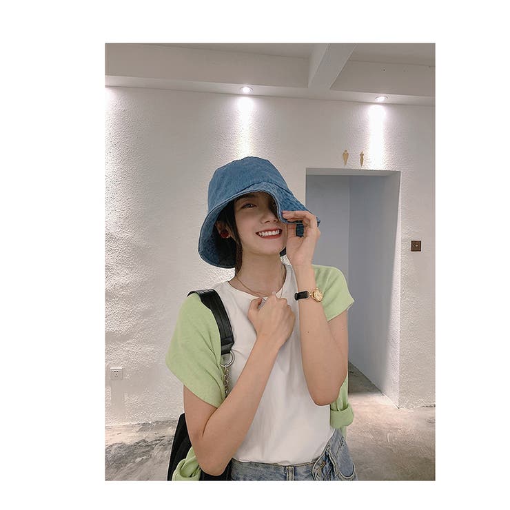 バケットハット 帽子 デニム | PlusNao | 詳細画像3 