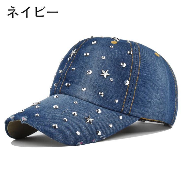 キャップ 野球帽 デニム風 | PlusNao | 詳細画像2 