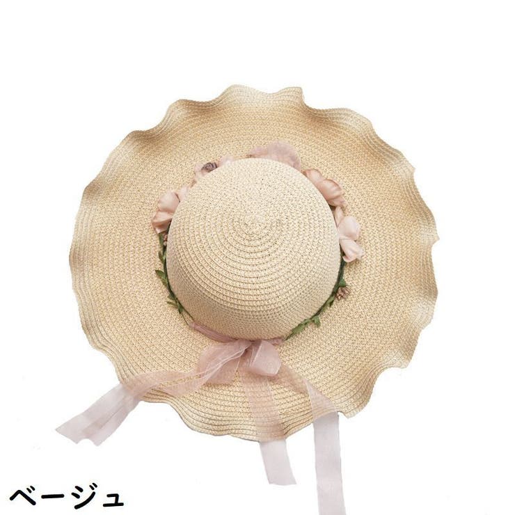 麦わら帽子 レディース つば広ストローハット | PlusNao | 詳細画像14 