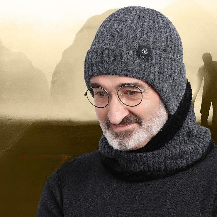 ニット帽 ネックウォーマー 2点セット | PlusNao | 詳細画像4 