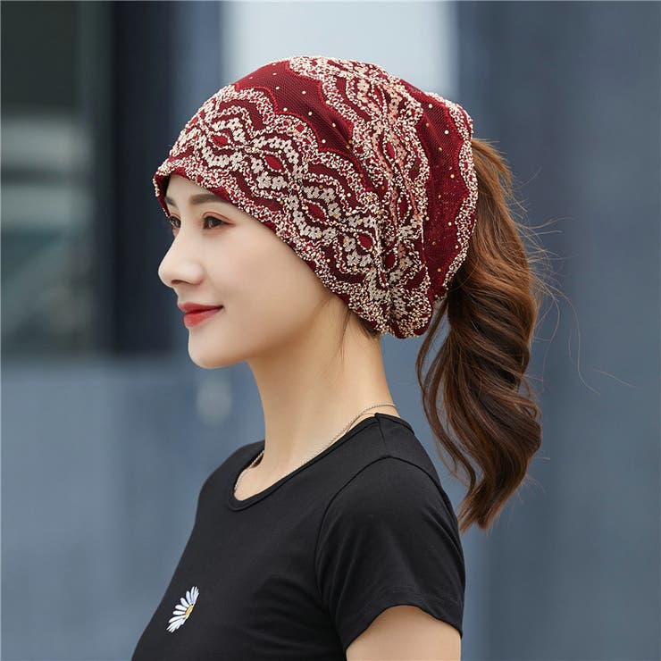 ターバンキャップ ヘアバンド レディース | PlusNao | 詳細画像3 