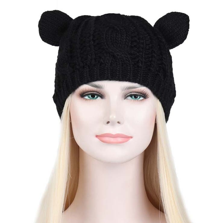 ニット帽 ニットキャップ 耳つき | PlusNao | 詳細画像3 