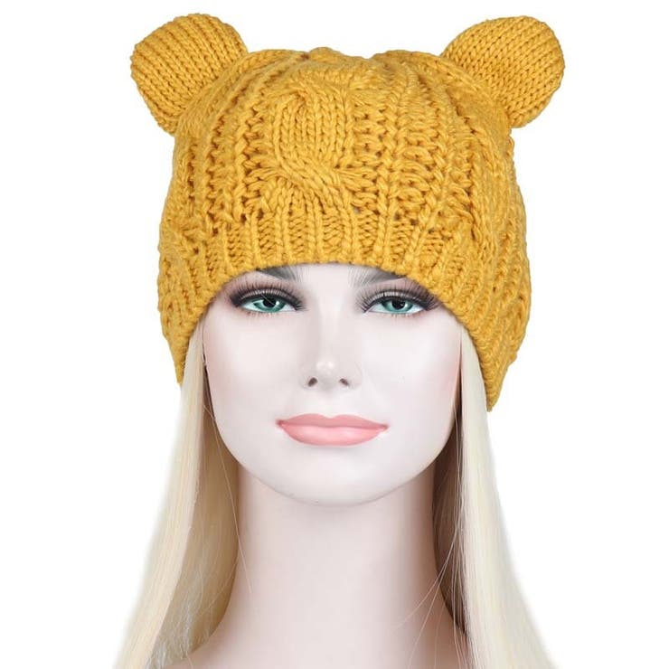 ニット帽 ニットキャップ 耳つき | PlusNao | 詳細画像4 