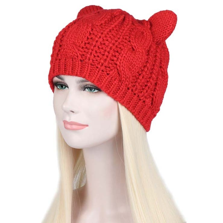 ニット帽 ニットキャップ 耳つき | PlusNao | 詳細画像9 