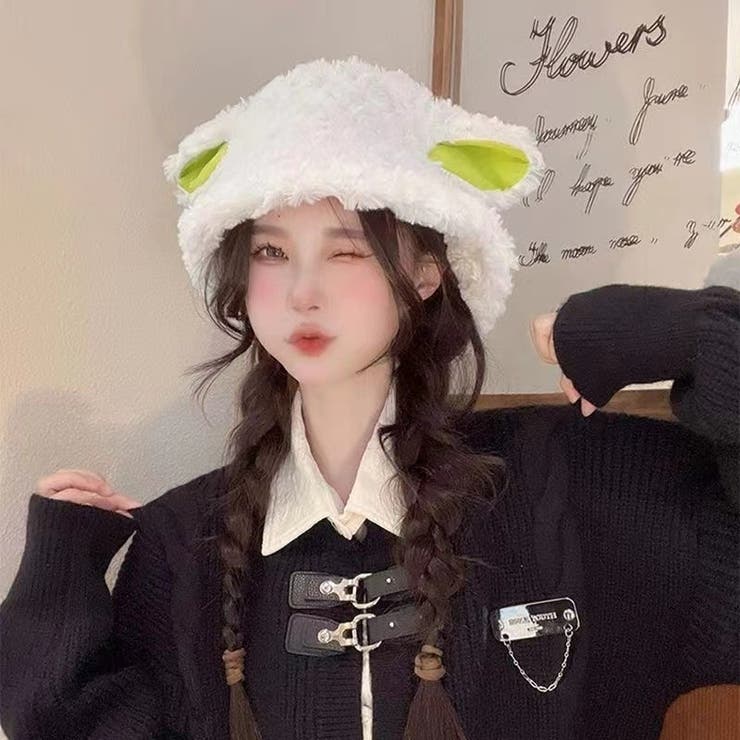 ハット 帽子 ムートン風 | PlusNao | 詳細画像2 