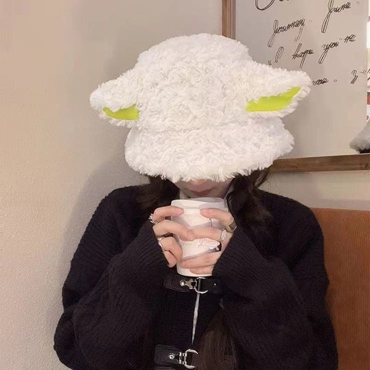 ハット 帽子 ムートン風 | PlusNao | 詳細画像5 