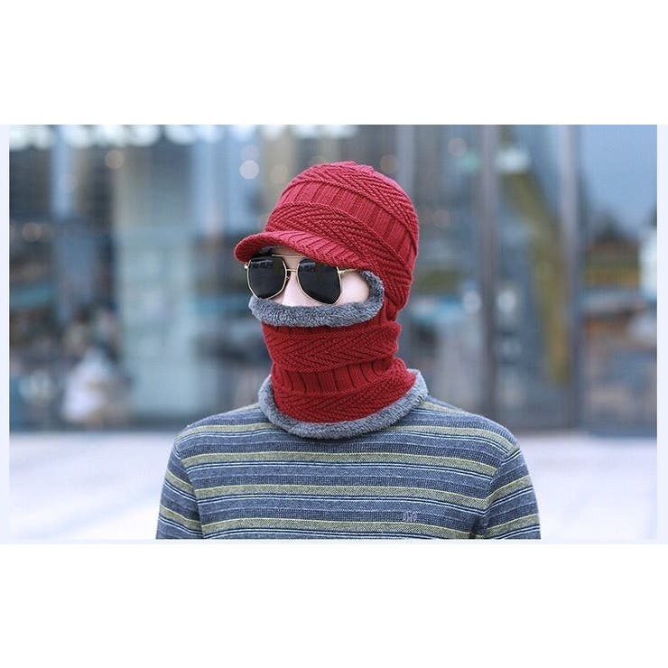 ニット帽 目出し帽 メンズ[品番：FQ000165043]｜PlusNao（プラスナオ