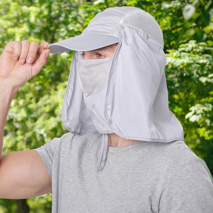 日よけ帽子 メンズ サンキャップ | PlusNao | 詳細画像3 