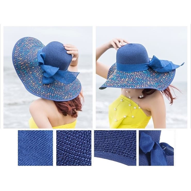 女優帽 麦わら帽子 ストローハット | PlusNao | 詳細画像6 